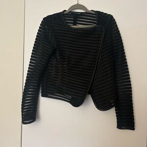 Dolce Cabo Black Textured Women's Blazer